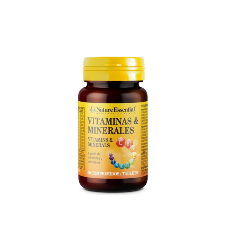 Vitaminas y Minerales 60 comprimidos Nature Essential