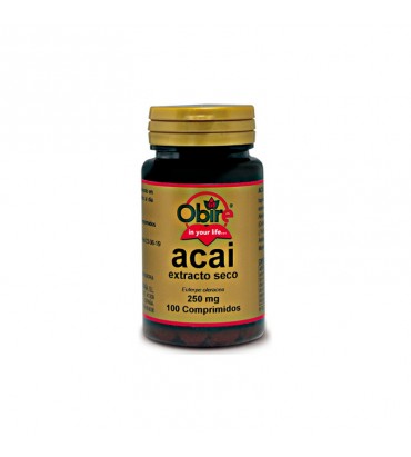 Acai Extracto Seco 100 comprimidos 250 mg Obire