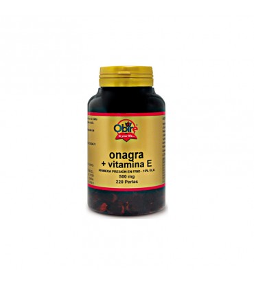 Aceite de Onagra + Vitamina E 220 perlas 500 mg Obire