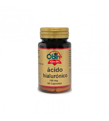 Ácido Hialurónico 60 cápsulas 100 mg Obire