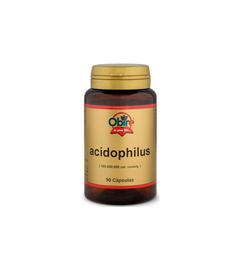 Acidofilus 90 cápsulas 400 mg Obire