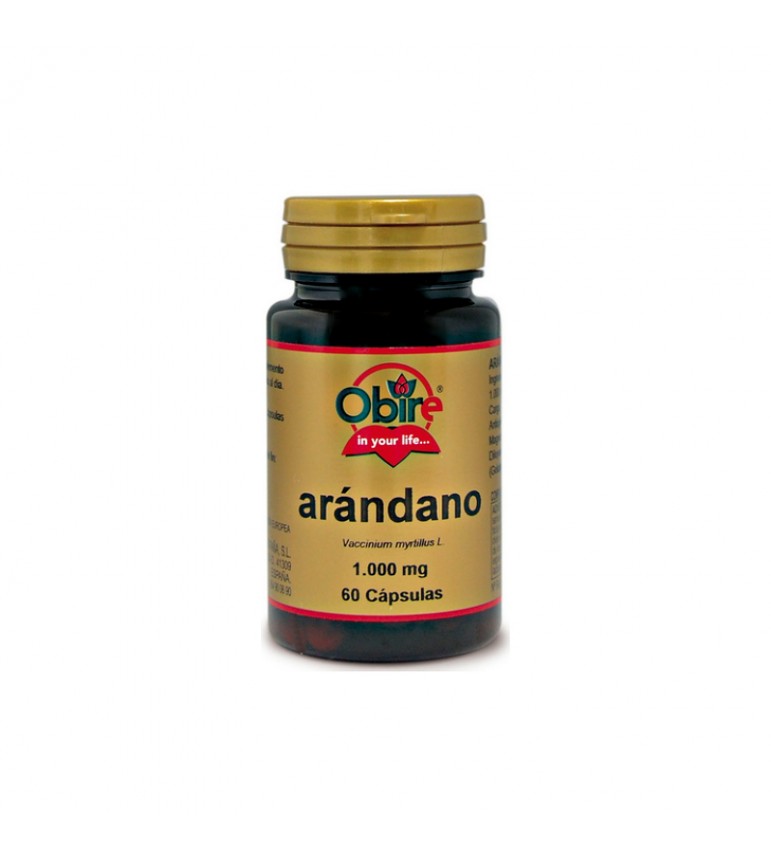 Arándano 60 cápsulas 1000 mg Obire