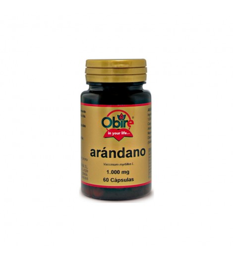 Arándano 60 cápsulas 1000 mg Obire