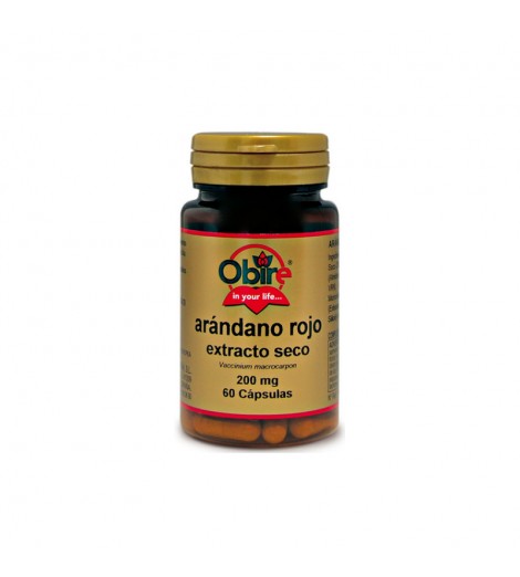 Arándano Rojo Extracto Seco 60 cápsulas 200 mg Obire