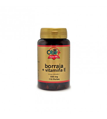 Borraja + Vitamina E 110 perlas 500 mg Obire