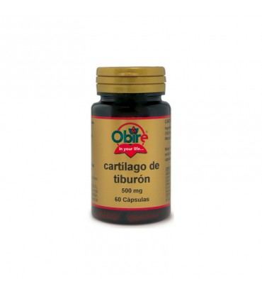 Cartílago de Tiburón 60 cápsulas 500 mg Obire