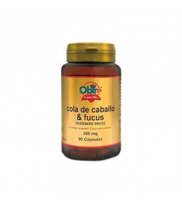 Cola de Caballo + Fucus 90 cápsulas 400 mg Obire