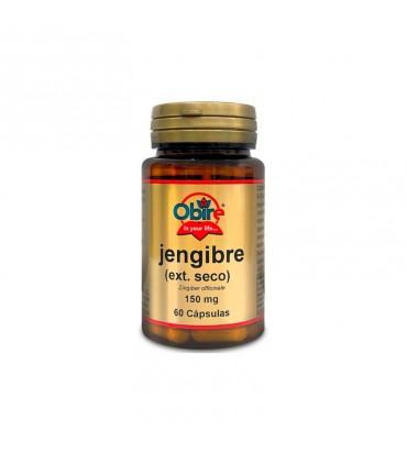 Jengibre Extracto Seco 60 cápsulas 150 mg Obire