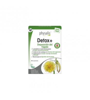 Detox+ 30 comprimidos Physalys