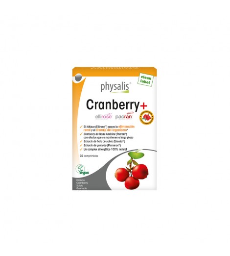 Cranberry+ 30 comprimidos Physalis