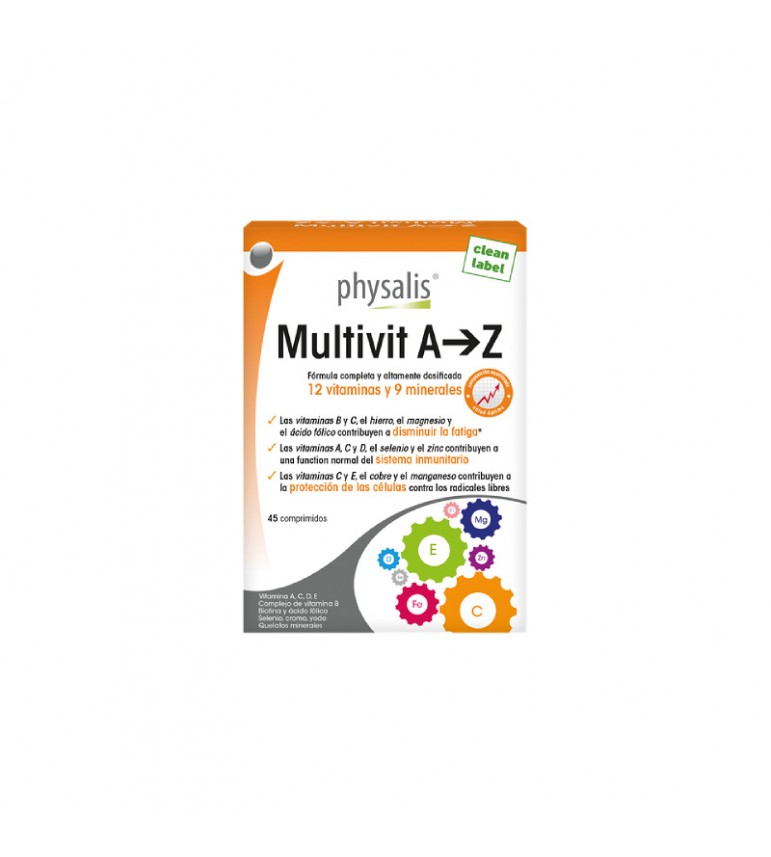 Multivit A - Z 45 comprimidos Physalis