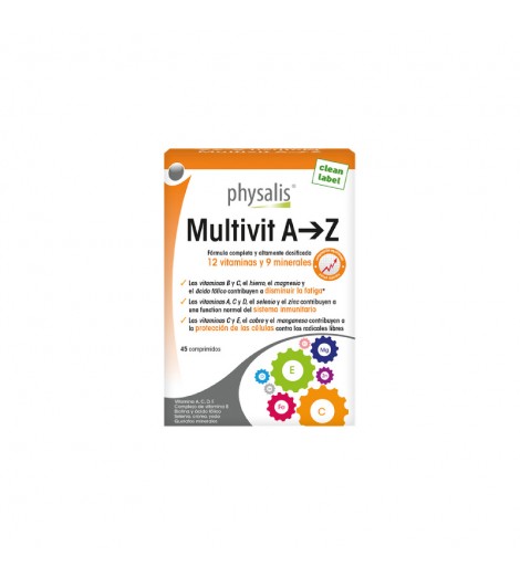 Multivit A - Z 45 comprimidos Physalis