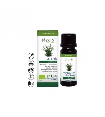 Citronela Aceite Esencial 10 ml Physalis