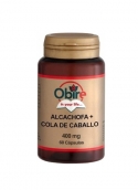 Alcachofa + Cola de Caballo 60 capsulas 430 mg Obire
