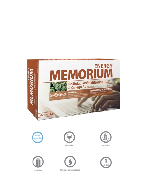 Memorium Energy 30 ampollas 15 ml DietMed
