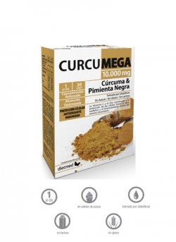 CurcuMega 10000 mg 30 cápsulas Dietmed