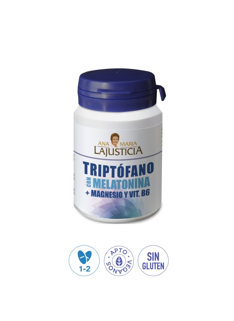Triptófano con Melatonina + Magnesio y Vitamina B6 Ana Maria LaJusticia