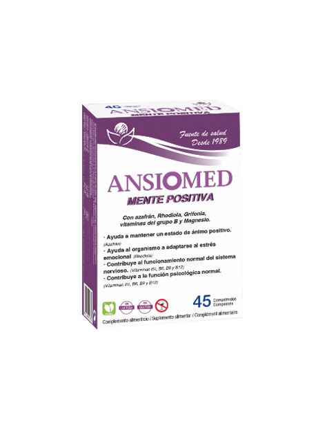 Ansiomed Mente Positiva 45 cápsulas Bioserum