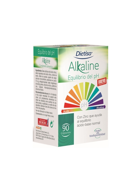 Alkaline Equilibrio del pH 90 cápsulas Dietisa