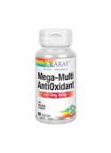Mega Multi Mineral AntiOxidant con Very Berry 60 Vegcaps Solaray