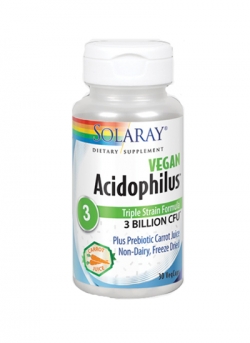 Acidophilus Vegan Plus 30 VegCaps Solaray