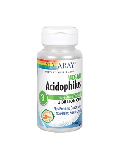 Acidphilus Vegan Plus 30 VegCaps Solaray