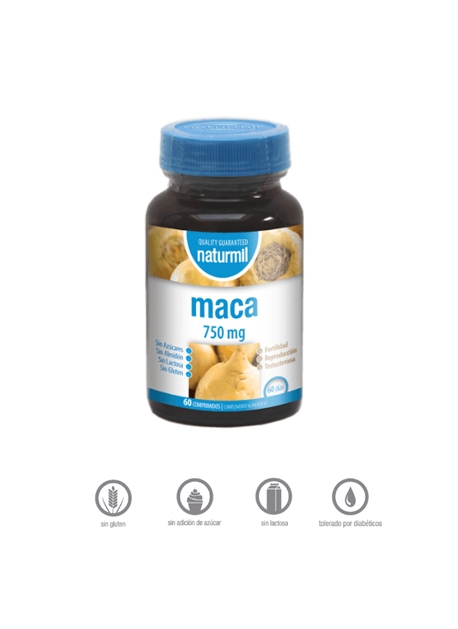 Maca Naturmil 60 comprimidos 750 mg DietMed
