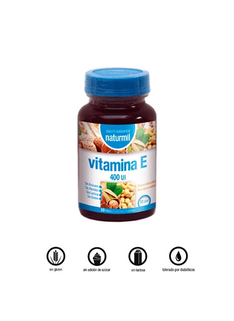 Vitamina E Naturmil 30 perlas 400 U.I. DietMed