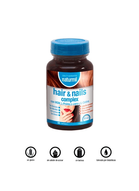 Hair & Nails Complex Naturmil 60 comprimidos DietMed