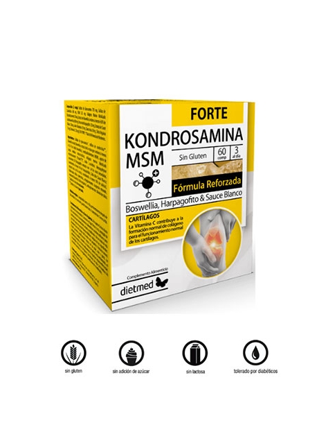 Kondrosamina MSM Forte 60 comprimidos Dietmed