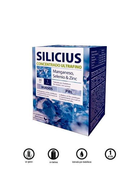 Silicius Concentrado Ultrafino 30 cápsulas DietMed