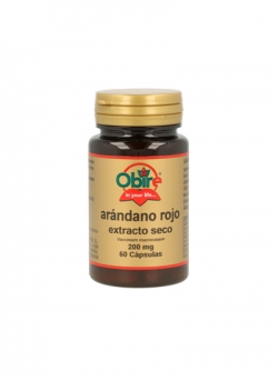 Arándano Rojo Extracto Seco 60 cápsulas 200 mg Obire