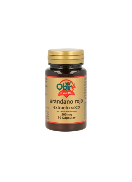 Arandano Rojo 60 capsulas de 200 mg Obire