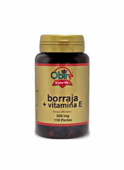 Borraja + Vitamina E 110 perlas 500 mg Obire
