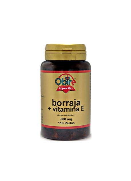 Borraja + Vitamina E 110 perlas 710 mg Obire