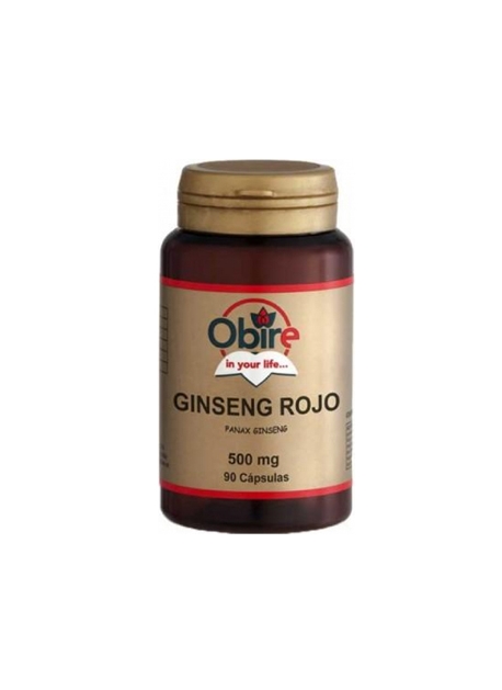 Ginseng Rojo 90 capsulas 500 mg Obire