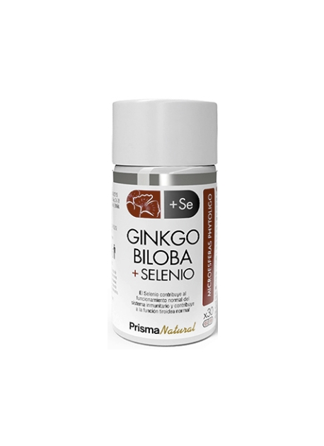 Ginkgo Biloba + Selenio 30 capsulas PrismaNatural