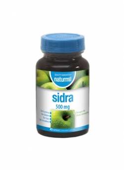 Sidra (vinagre de manzana) Naturmil 45 cáspulas 500 mg Dietmed
