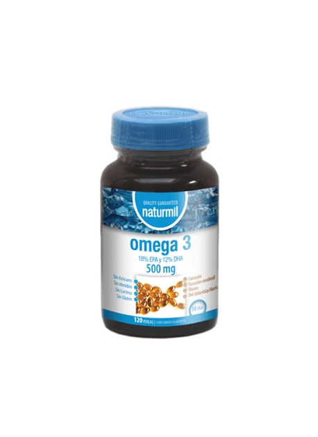 Omega 3 Naturmil 500 mg 120 perlas DietMed