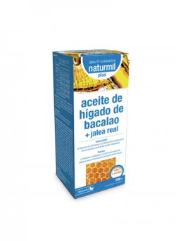 Aceite de Hígado de Bacalao + Jalea Real Plus Naturmil 500 ml Dietmed