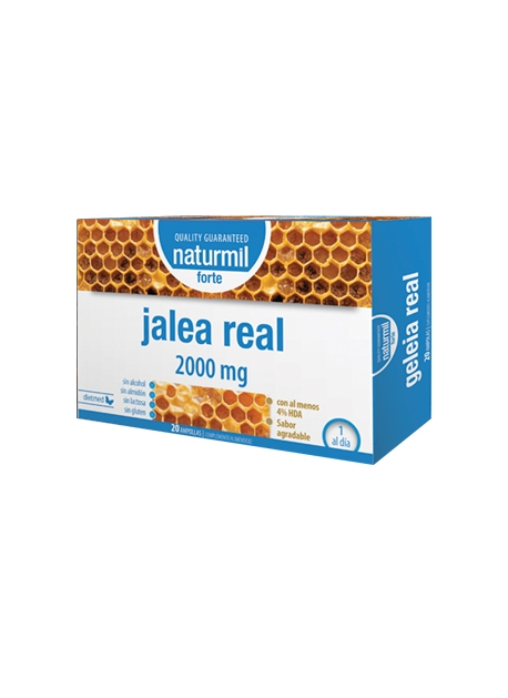 Jalea Real Forte Naturmil 20 x 15 ampollas DietMed