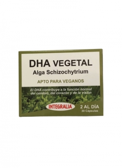 DHA Vegetal Alga Schizochytrium 30 cápsulas Integralia