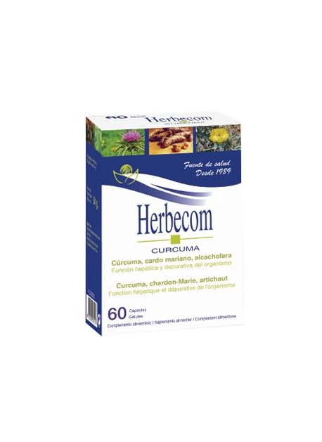 Herbecom Cúrcuma 60 cápsulas Bioserum