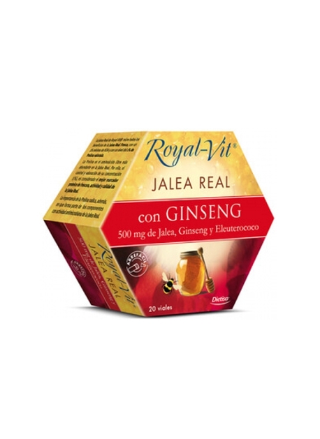 Royal-Vit Jalea Real con Ginseng 20 viales Dietisa