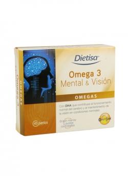 Omega 3 Mental y Visión 45 perlas Dietisa