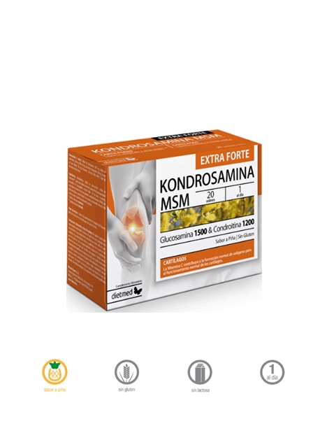 Kondrosamina MSM Extra Forte 20 sobres Dietmed