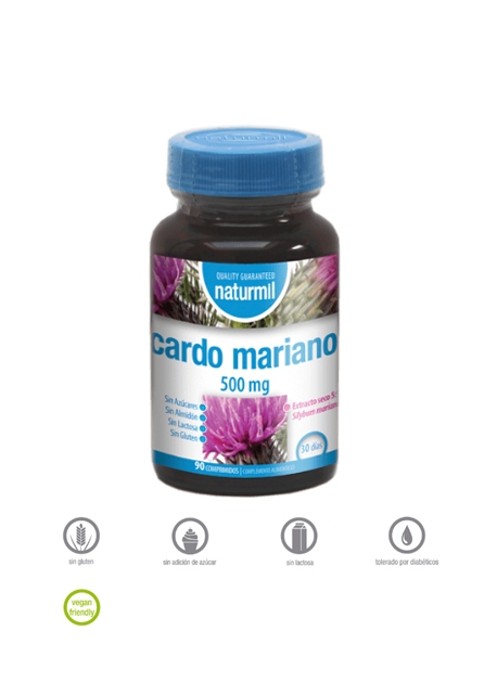 Cardo Mariano Naturmil 90 comprimidos Dietmed