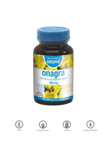 Onagra Naturmil 340 + 80 perlas 500 mg Dietmed