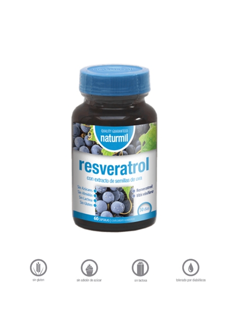 Resveratrol Naturmil 60 cápsulas Dietmed