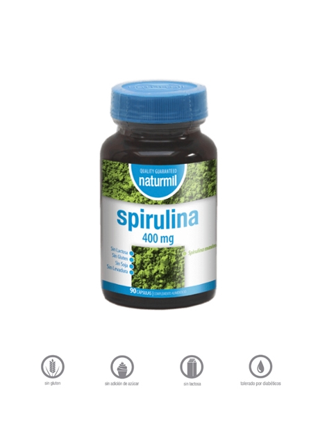 Spirulina Naturmil 90 cápsulas Dietmed